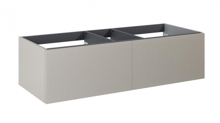 Dulap de baie cu 2 sertare 120x45,3x31,8 -  bej mat - Monterey Glass [3]