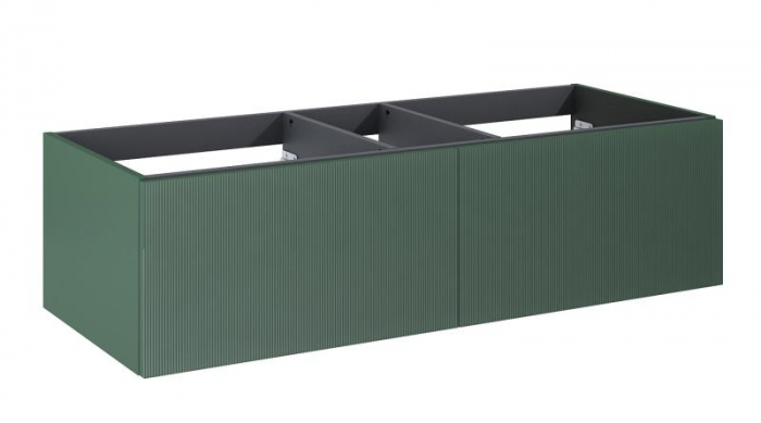 Dulap de baie cu 2 sertare 120x45,3x31,8 -  verde mat  - Monterey Glass [2]