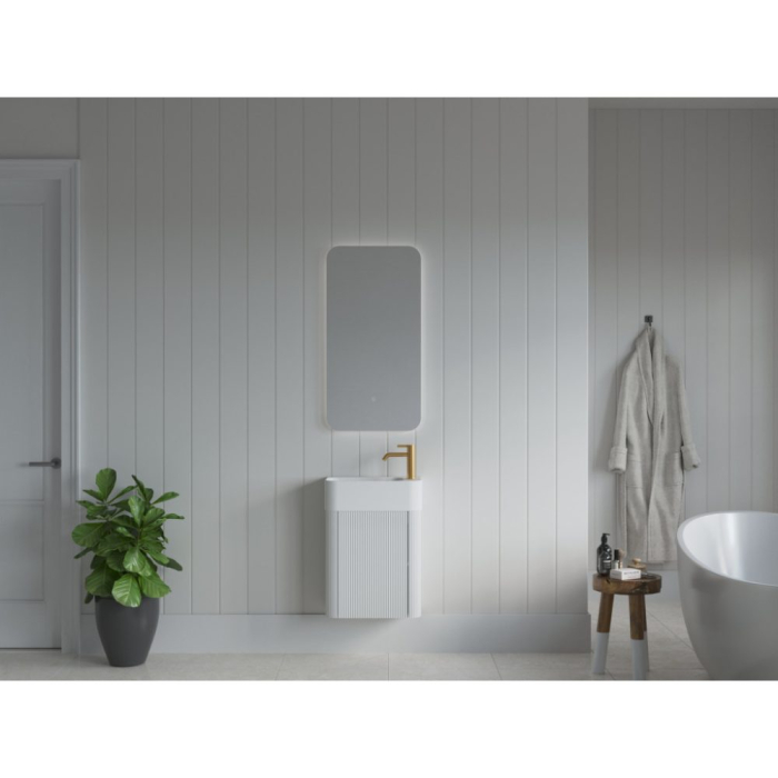 Dulap de baie SORELLA 45 cm - Alb mat [2]