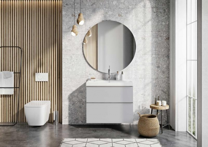 Lavoar dreptunghiular MAXXI, din porțelan, încorporabil 100X46cm - alb [3]