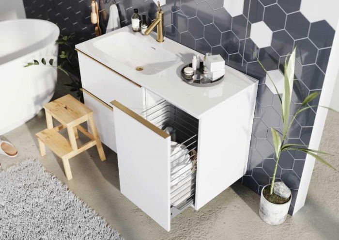 Lavoar încorporabil 100cm (60+40) stanga - SKAPPA [2]