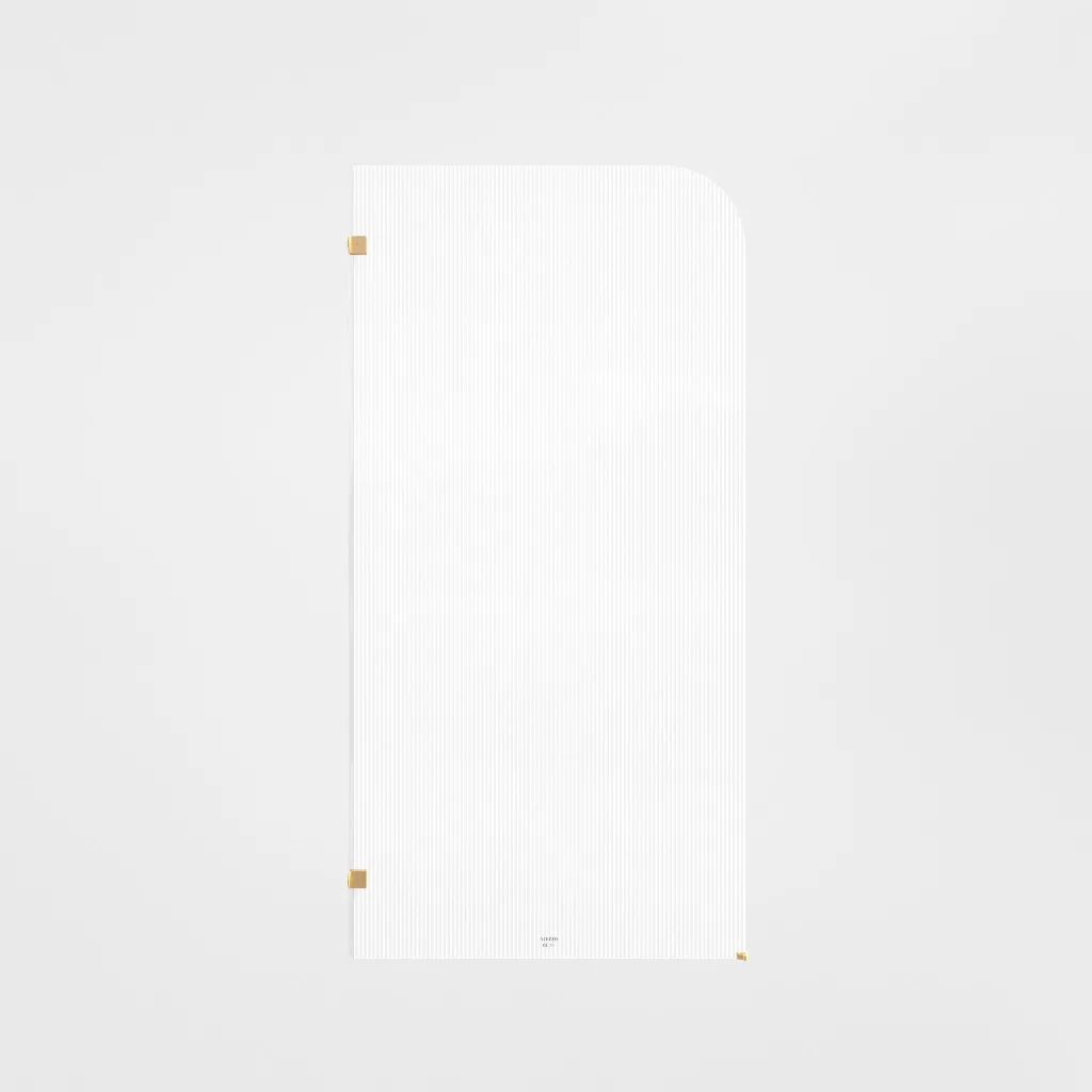 Paravan Walk-In CLEAR stânga, sticlă striată, 100 × 200 cm, sticlă securizată [2]