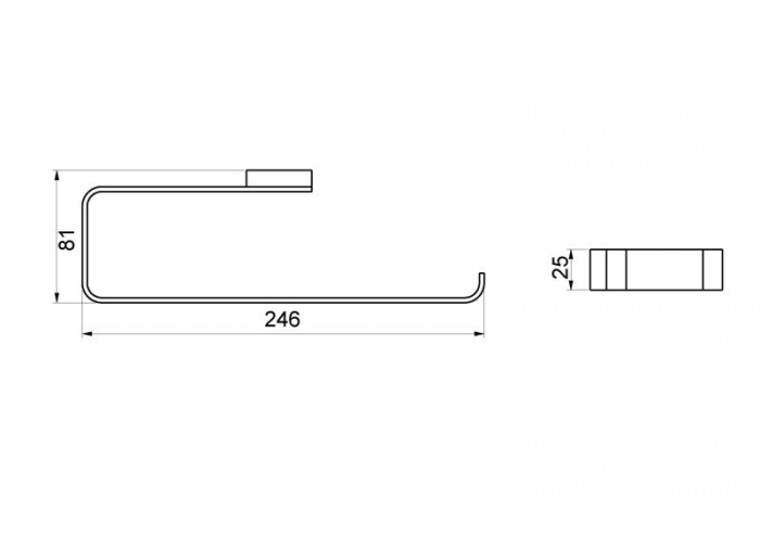 Suport prosop MONO – Auriu periat [2]