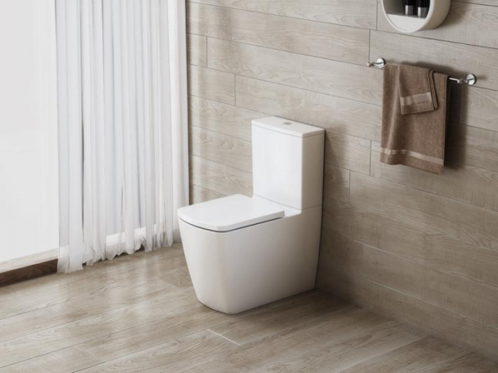 Vas WC MONTANA Rimless,Stativ, cu Rezervor Inclus – Alb Lucios (2BOX) [2]