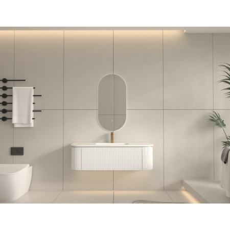 Mobilier SIERRA  pentru baie - 120 cm - alb mat [1]