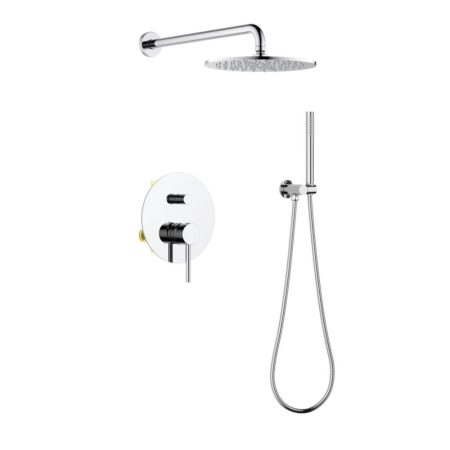 Baterii duș - Baterie duș ASTRO încastrat - Crom