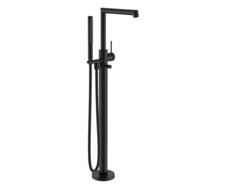 Baterii cadă - Baterie Înaltă Cadă PALMFIELD, cu Montaj în Pardoseală – Negru Mat