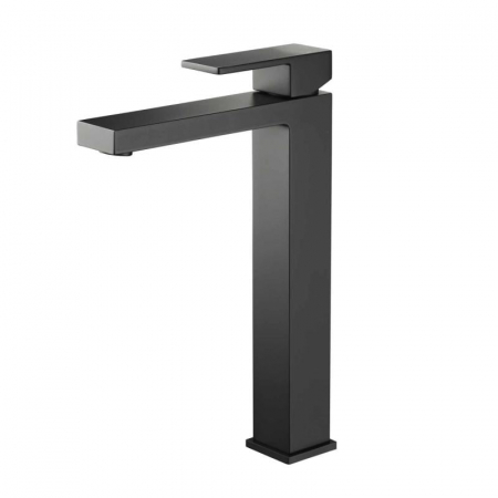 Baie - Baterie inalta lavoar CUBEFIELD, cu montaj pe blat- negru