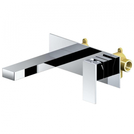 Baterii baie - Baterie lavoar CUBEFIELD, incastrata in perete - Crom