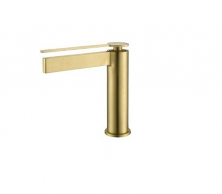 Baterii baie - Baterie lavoar ELEGANT cu montaj pe lavoar - Auriu periat