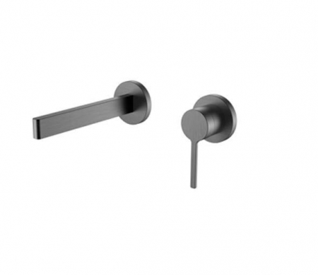 Noutăți - Baterie lavoar ELEGANT, încastrată, gun metal