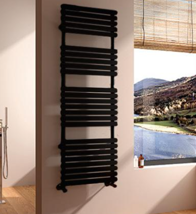 Calorifere & Radiatoare - Calorifer portprosop FLAT BLACK 1500x500mm - negru mat