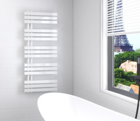 Baie - Calorifer portprosop HORIZONT WHITE SLIM 1200x500mm - alb