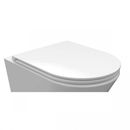 Capace WC - Capac WC INDIANA / VERMONT Slim, SoftClose, QuickRelease- alb