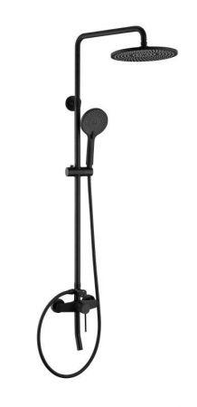 Sisteme de dus - Coloană duș completă PALMFIELD, cu montaj pe perete - Negru