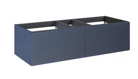 Dulap de baie cu 2 sertare 120x45,3x31,8  -  navy blue mat - Monterey Glass [2]