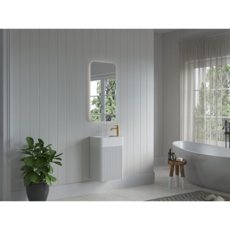 Dulap de baie SORELLA 45 cm - Alb mat [2]