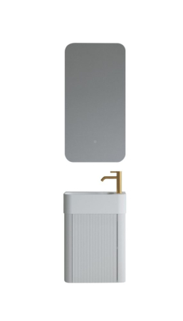 Mobilier pentru lavoar - Dulap de baie SORELLA 45 cm - Alb mat