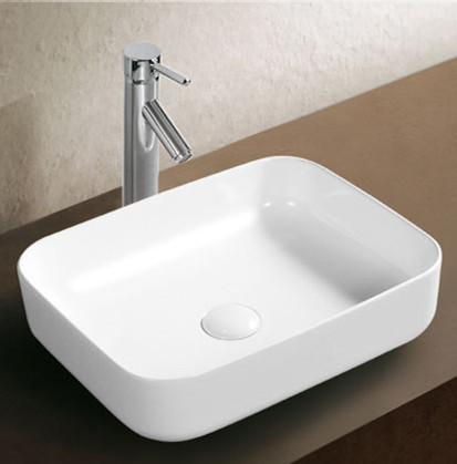 Lavoar dreptunghiular NOMIA, din porțelan, montaj pe blat 50X39cm - alb [0]