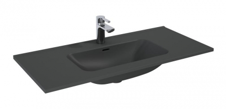 Lavoar încorporabil 100cm, antracit mat - Skappa [0]