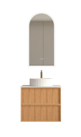 Mobilier baie -  Mobilier SAVONA suspendat - 60 cm - stejar