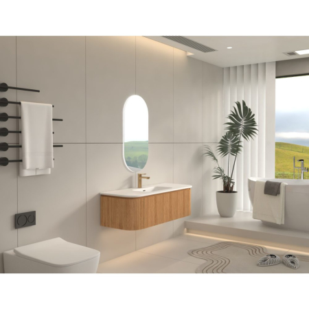 Mobilier SIERRA  pentru baie - 120 cm - stejar [2]