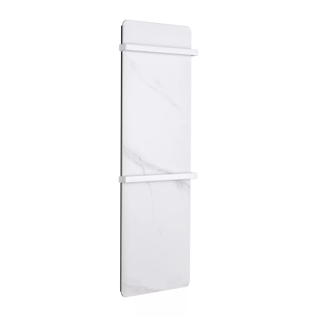 Radiatoare electrice - Radiator electric portprosop STONELINE 900×300 mm, efect piatră albă