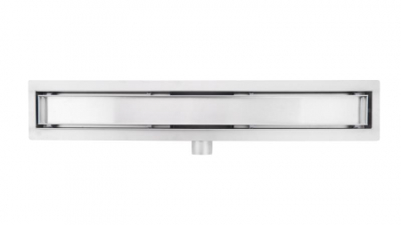 Cabine de dus - Rigola de scurgere 2in1, din oțel inoxidabil, cu grilă reversibilă, 70cm - crom