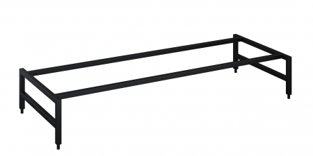 Suporturi, manere si accesorii mobilier - Suport metalic pentru bază mobilier, 120 cm, negru mat - Monterey