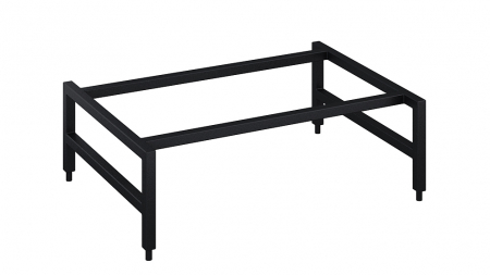 Suporturi, manere si accesorii mobilier - Suport metalic pentru bază mobilier, 60 cm, negru mat - Monterey