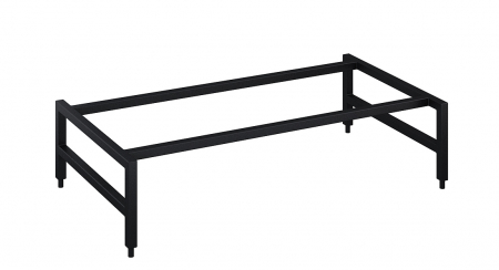 Suporturi, manere si accesorii mobilier - Suport metalic pentru bază mobilier, 80 cm, negru mat - Monterey