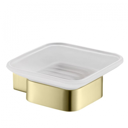 Accesorii baie - Suport săpun MONO - Auriu periat