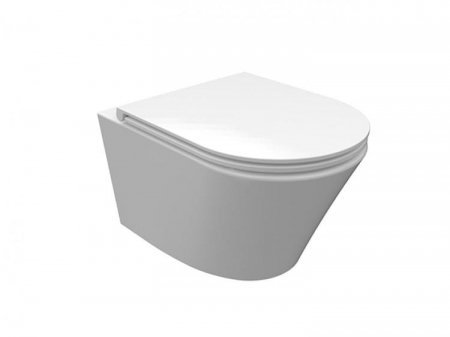 Baie - Vas WC INDIANA Rimless, Suspendat – Alb Lucios