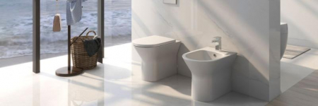 Vas WC VERMONT Rimless, stativ – Alb Lucios [2]