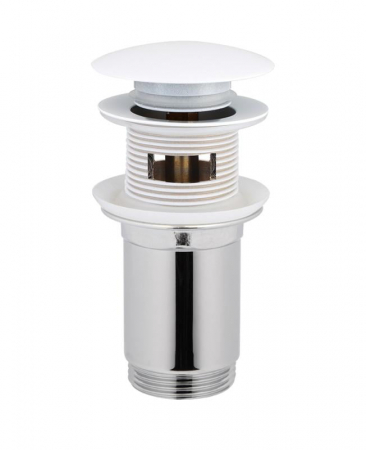 Accesorii lavoar - Ventil de scurgere click-clack pentru lavoar - alb