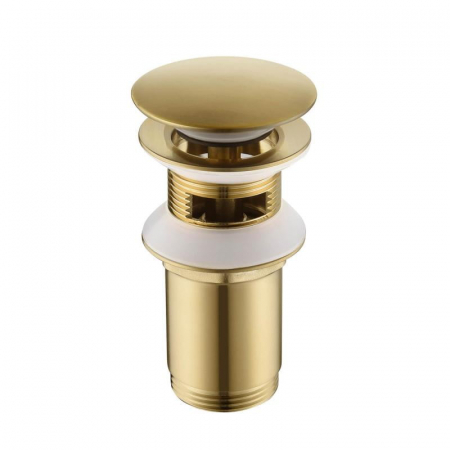 Accesorii lavoar - Ventil de scurgere click-clack pentru lavoar - auriu periat