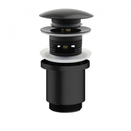 Accesorii lavoar - Ventil de scurgere click-clack pentru lavoar - negru