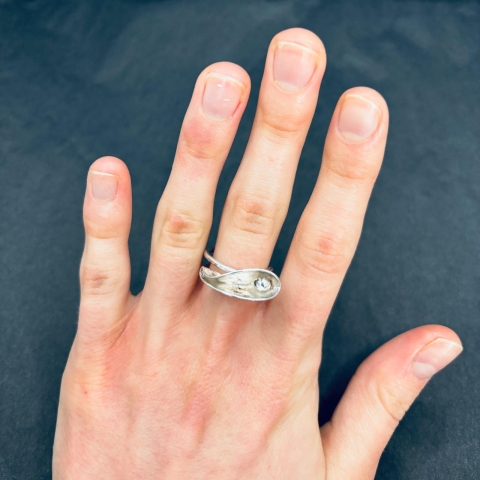 Inel silver wave 1 [3]