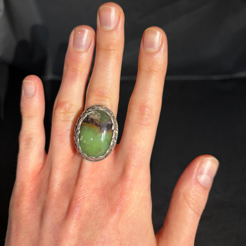 Inel mare cu piatra crisopraz 1 [2]