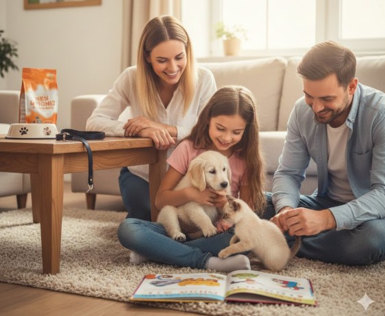 Copilul isi doreste un animal de companie