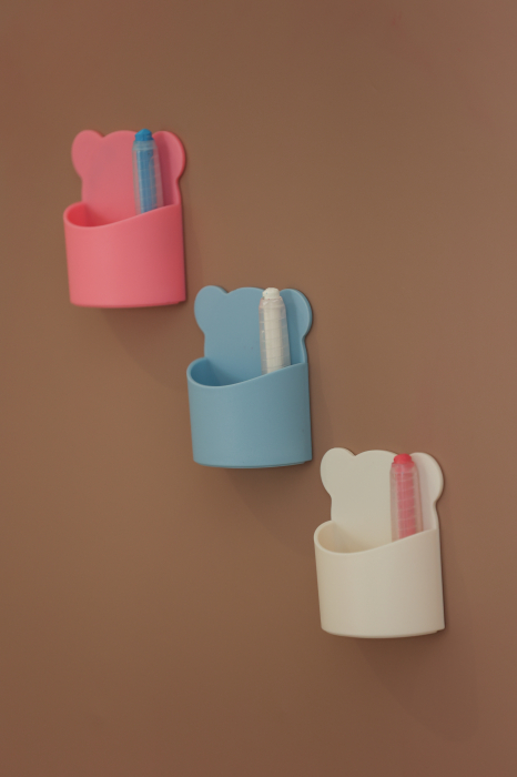 Pachet Creioane cu Creta Lavabila 5 Buc + Suport Magnetic Roz – Non-Toxice, Suport Retractabil [4]