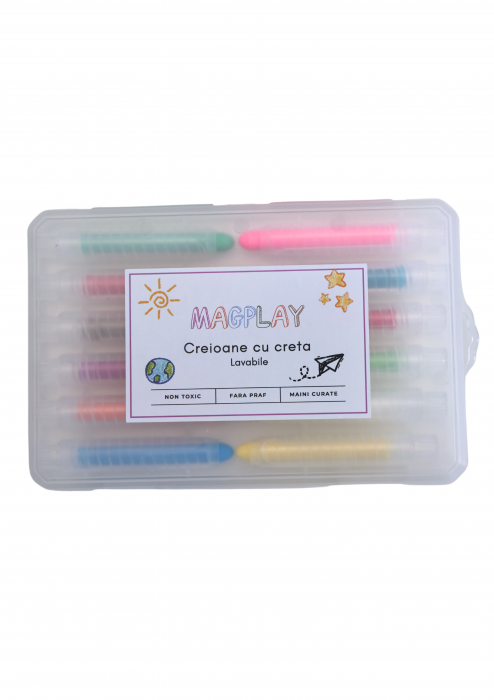 Set 12 Creioane cu Creta Lavabila [1]