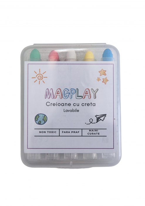 Set 5 Creioane cu Creta Lavabila [1]