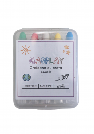 Produse - Set 5 Creioane cu Creta Lavabila