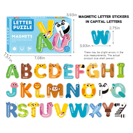 Set litere magnetice copii, 26 bucati [3]