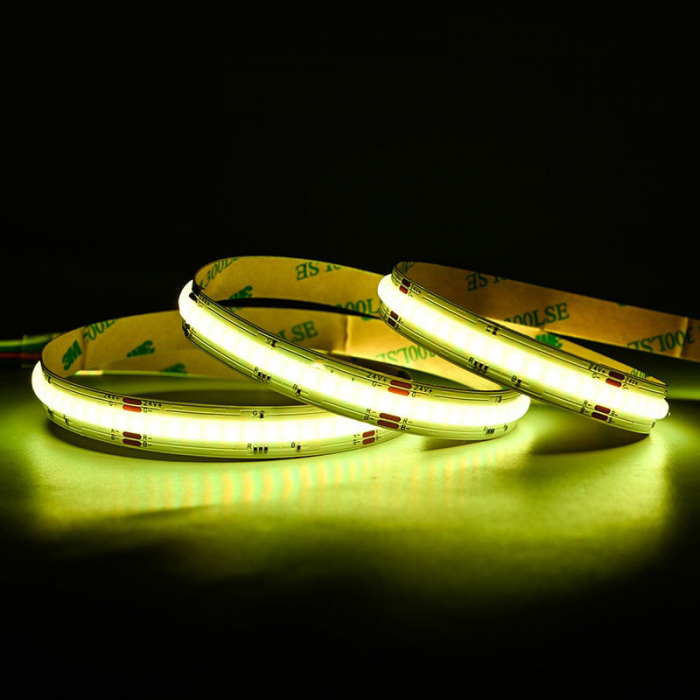 Banda LED COB 840LED/M • 24V • 15W • RGB • IP20 • 620lm • 10mm [2]