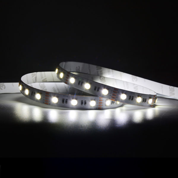Banda LED RGB+6000K • 60LED / m • 24V • 18W • IP66 • 500lm • 12mm [3]