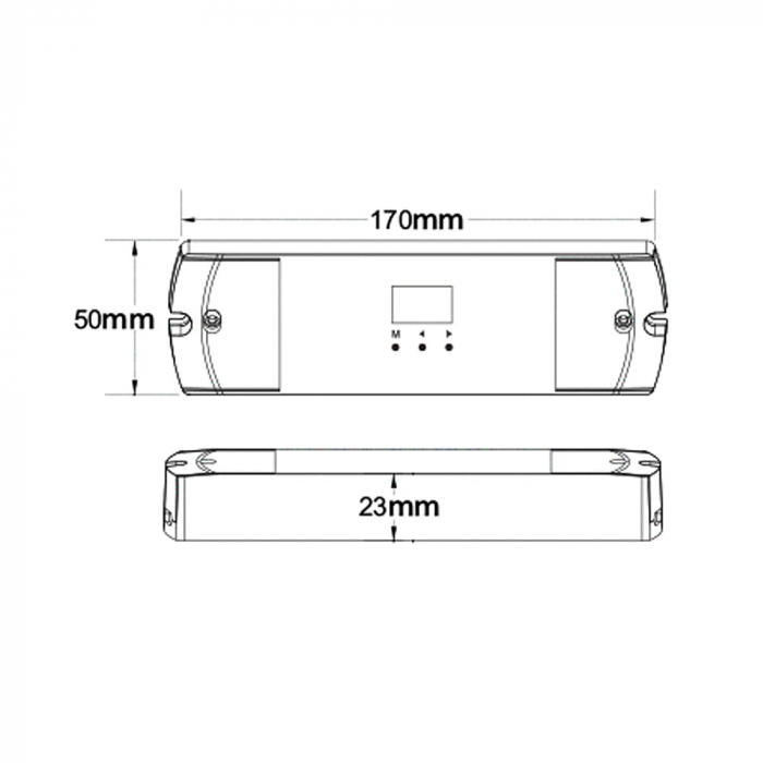 Controler LED pentru scări/coridor cu detectoare PIR - pentru benzi LED digitale - 15A 5-24V DC - 960 pixel - ES-D [3]