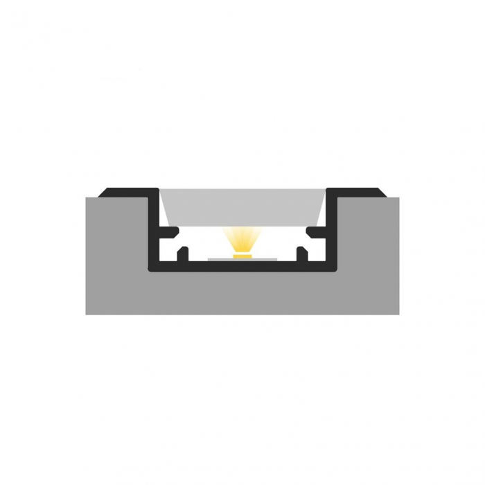 Profile LED P11-2 Aluminiu Alb 2M [3]