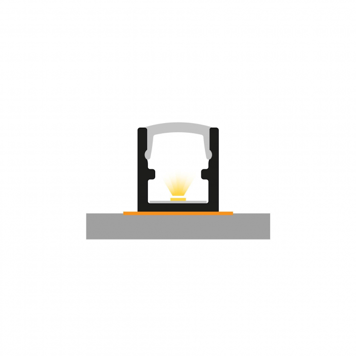 Profile LED P4-4 Aluminiu Alb 2M [3]